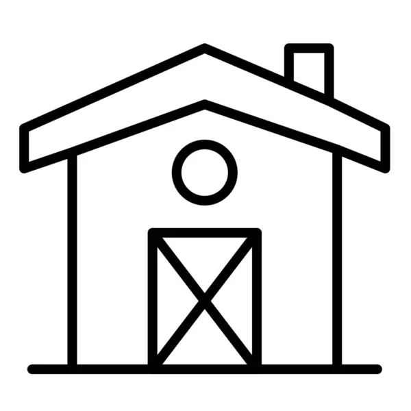 Canada Home House Icon Outline Style — Stock Vector