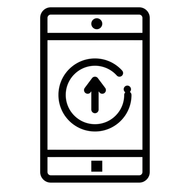 Uygulama Mobil Gönderme Simgesi Mobil Uygulama Kategorisinde — Stok Vektör