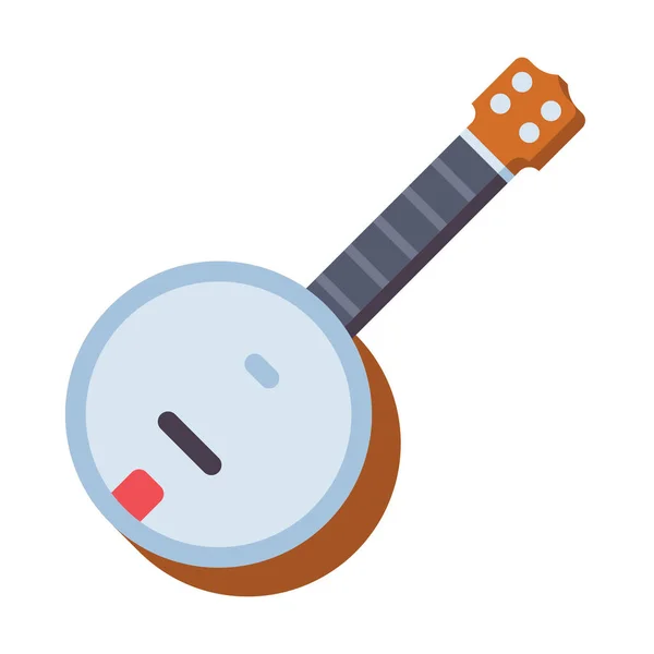 Ikona Banjo Kytara — Stockový vektor