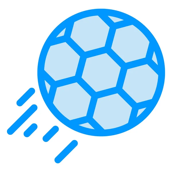 Ball Football Kick Icon Football Soccer Category — Stockvector