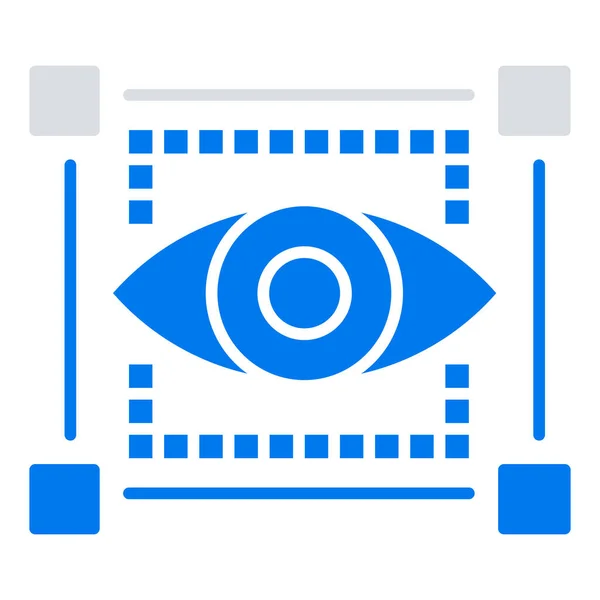 Ikona Szkicowania Oczu — Wektor stockowy