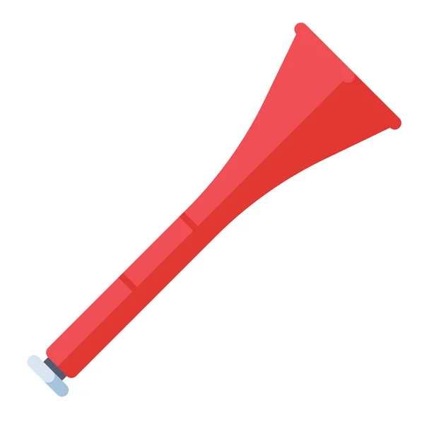 Vuvuzela Música Trompeta Icono — Vector de stock