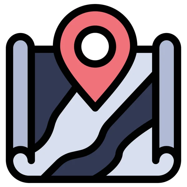 Destination Google Location Icon — Stock Vector