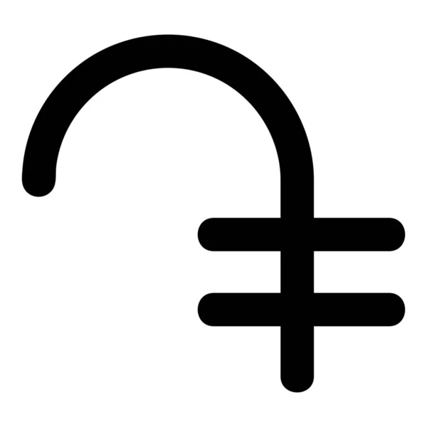 Значок Грошової Одиниці Армії Контурному Стилі — стоковий вектор