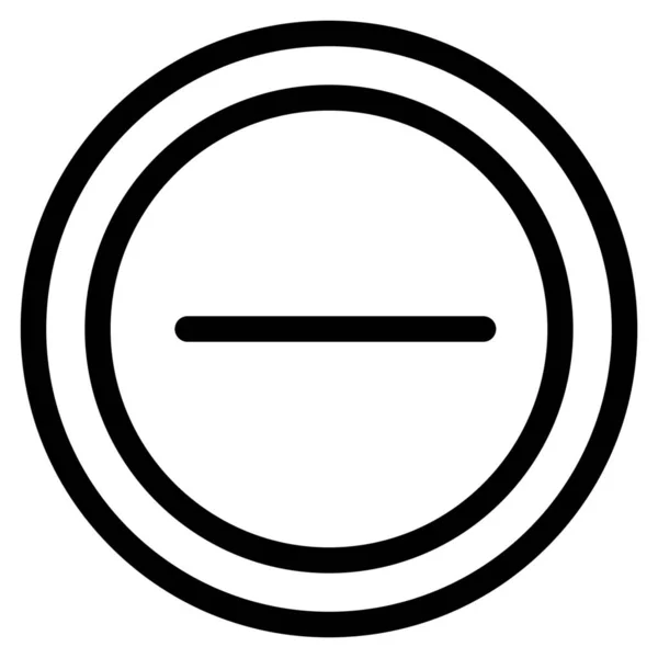 Benutzeroberfläche Benutzersymbol Umrissstil — Stockvektor