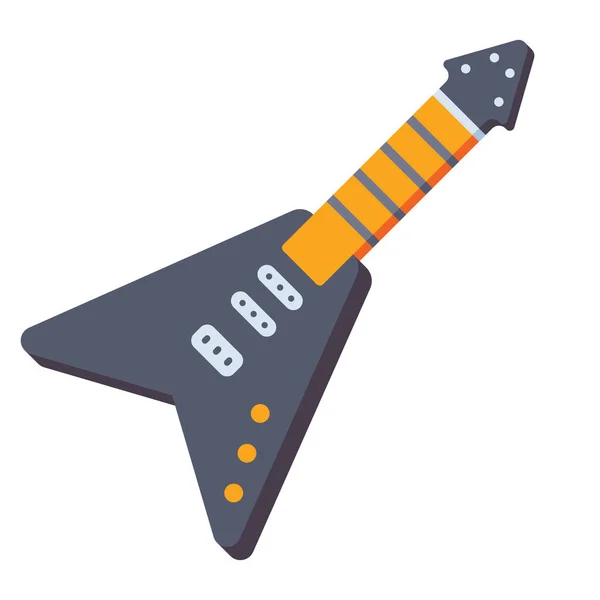 Ícone Música Guitarra Elétrica — Vetor de Stock
