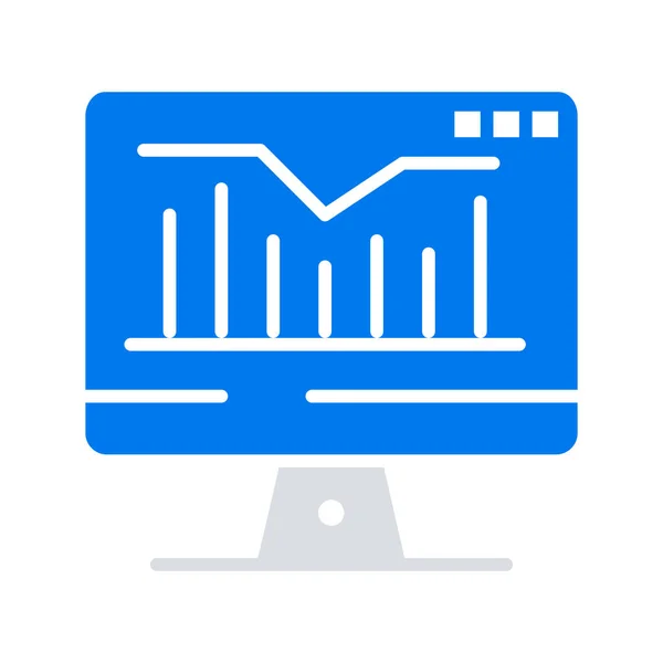 Bilgisayar Grafik Izleyici Simgesi — Stok Vektör