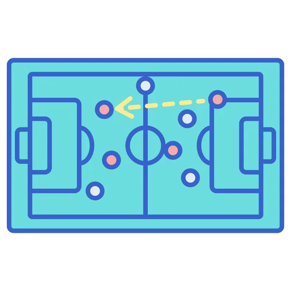 Pass Soccer Football Icon — Stock Vector