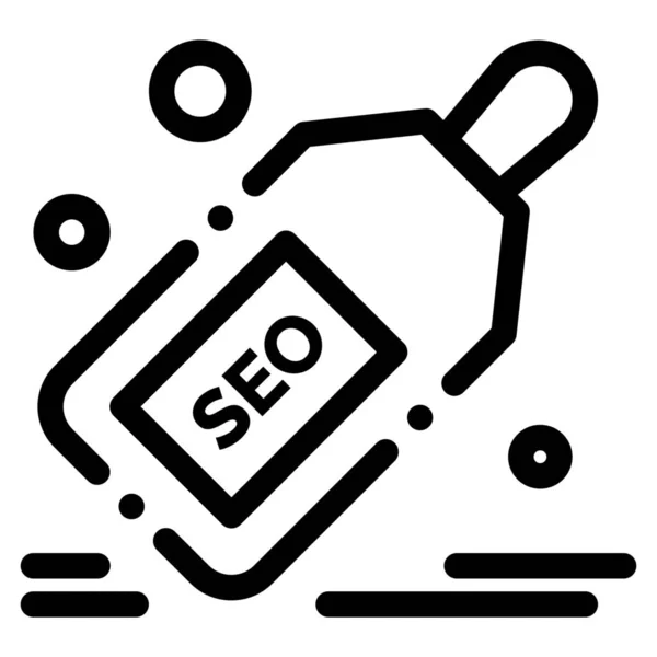 Иконка Предложения Скидок Категории Marketing Seo — стоковый вектор