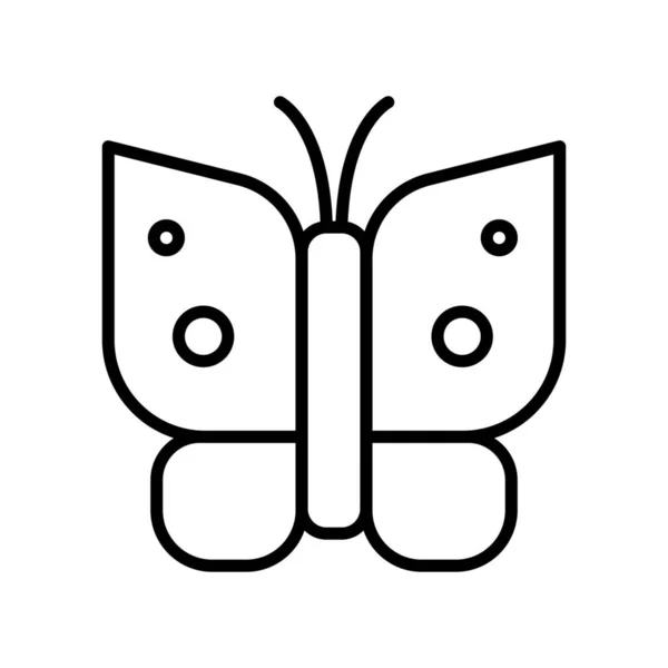 Значок Свободи Метелика Комахи Контурному Стилі — стоковий вектор