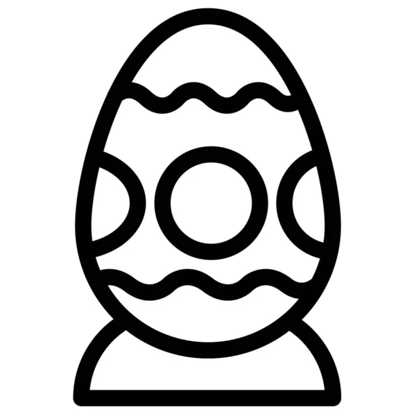 Décoration Icône Oeuf Pâques Dans Catégorie Pâques — Image vectorielle