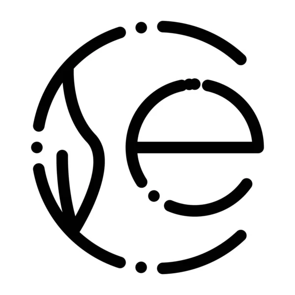 Ikona Měny Šifrování Mincí — Stockový vektor