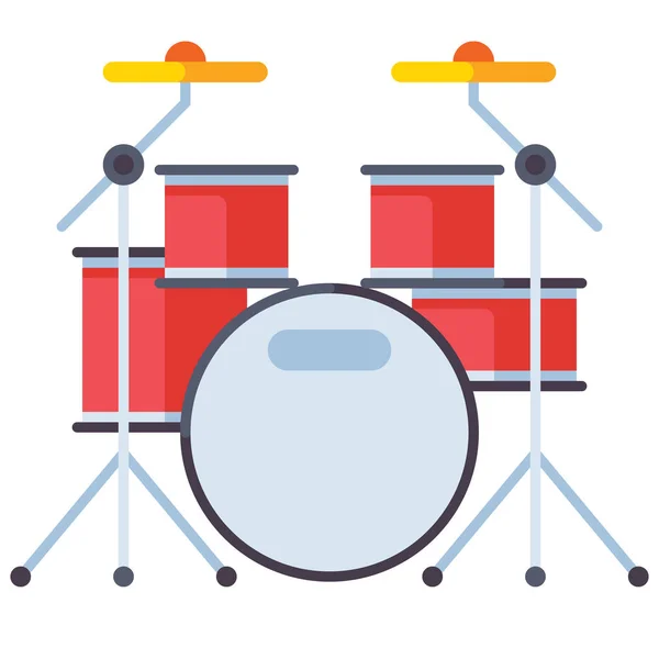 Ikona Akustického Bubnu — Stockový vektor
