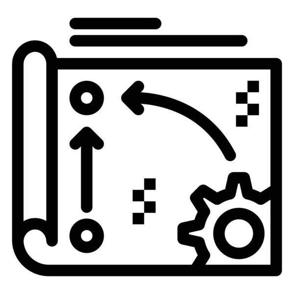 Api Icono Automatización Aplicaciones — Vector de stock