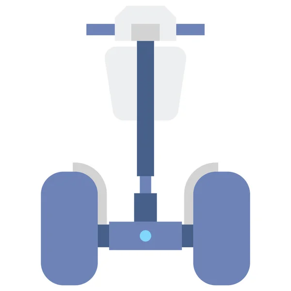 Policía Segway Icono Ley — Vector de stock