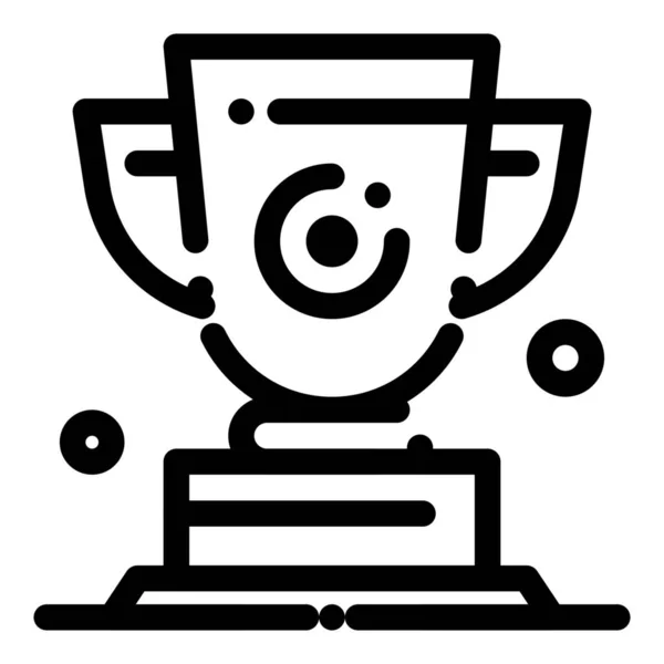 Нагорода Кубок Перший Значок Категорії Маркетингових Оновлень — стоковий вектор