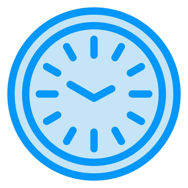 Годинник Час Стінка Піктограма — стоковий вектор