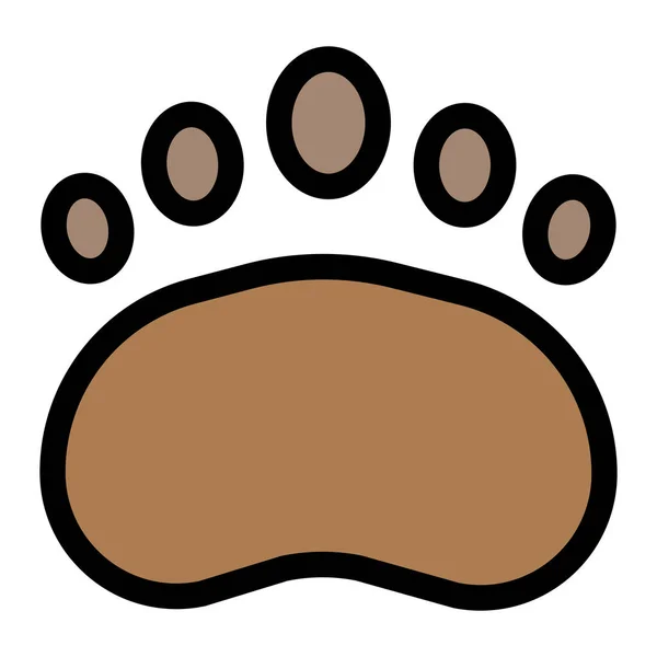 Icône Logo Éducation Badge Dans Style Contour Rempli — Image vectorielle