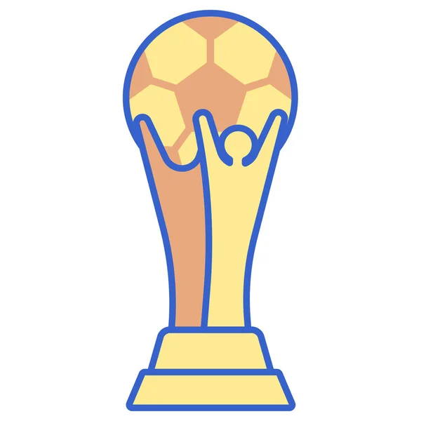 World Football Cup Icon — Stock Vector