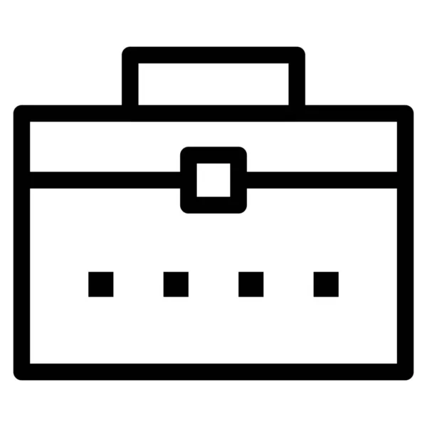 Bag Interface Gebruiker Pictogram Omtrek Stijl — Stockvector