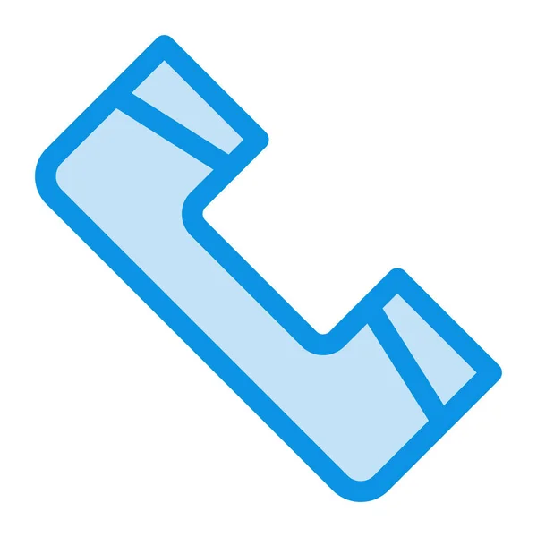 Іконка Контактного Телефону Виклику Заповненому Стилі — стоковий вектор