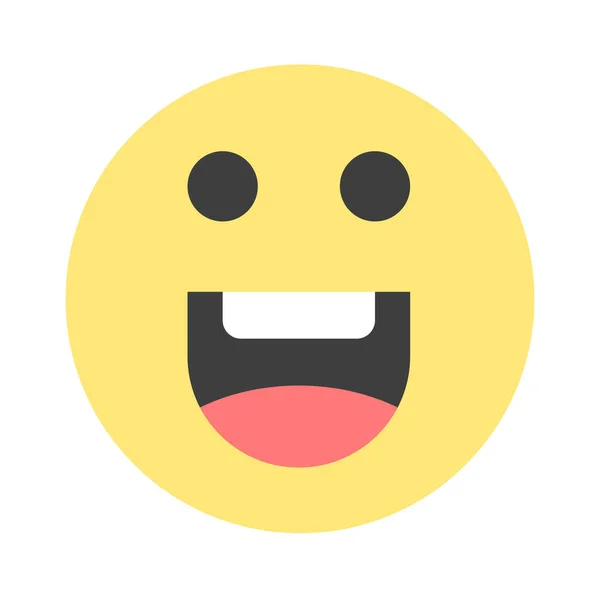 Emojis Feliz Icono Motivación — Vector de stock