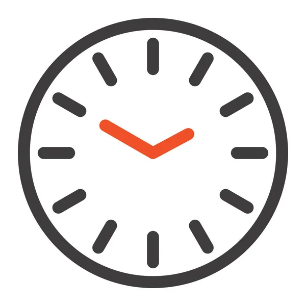 家庭类别中的清洁时钟时间图标 — 图库矢量图片