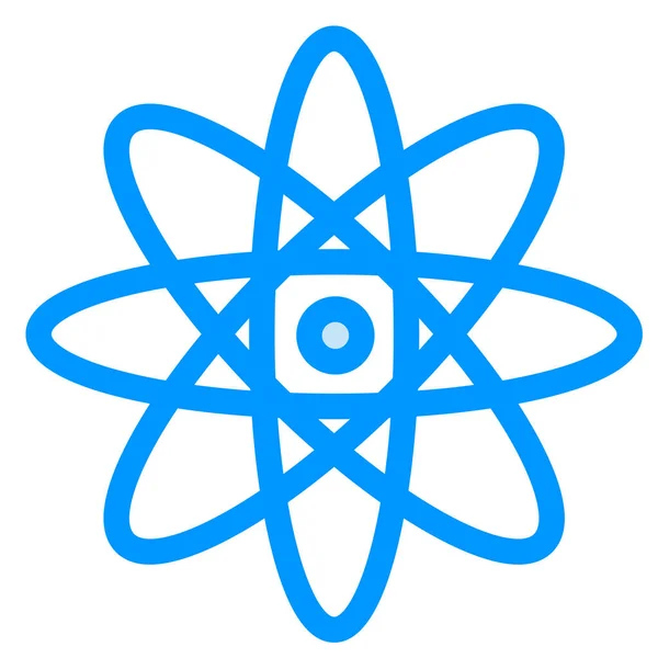 Atom Physics Science Icon Hospitals Healthcare Category — Stockvector