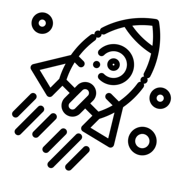 Icono Del Proyecto Lanzamiento Empresarial — Vector de stock