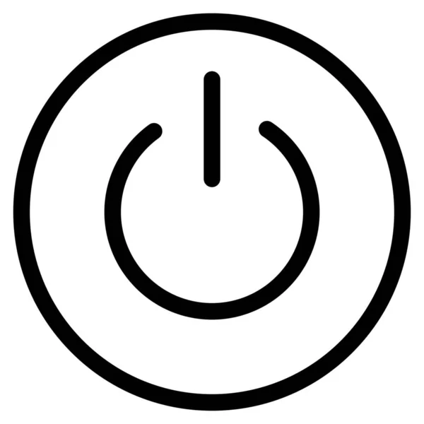 Interfaz Icono Energía Estilo Esquema — Vector de stock