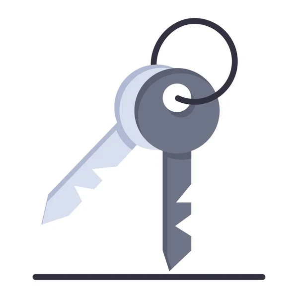 Ikona Místnosti Klíči — Stockový vektor