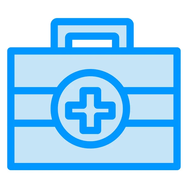 Hastane Sağlık Hizmetleri Kategorisinde Hastane Kiti Tıbbi Ikonu — Stok Vektör