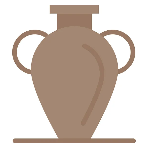 Икона Истории Греческой Культуры Плоском Стиле — стоковый вектор
