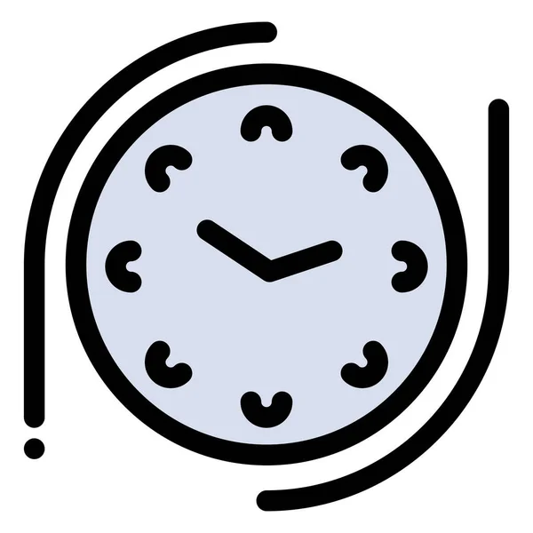 Relógio Relógio Tempo Ícone —  Vetores de Stock