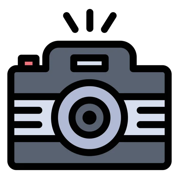Εικονίδιο Φωτογραφίας Φωτογραφικής Μηχανής — Διανυσματικό Αρχείο