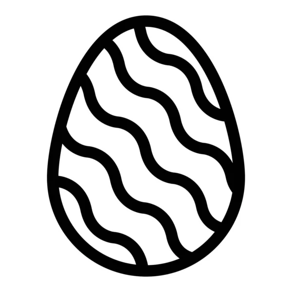 Ikona Przyrody Pisanki Kategorii Wielkanoc — Wektor stockowy