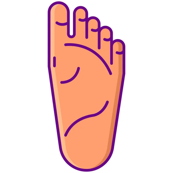 Ноги Людська Ікона — стоковий вектор