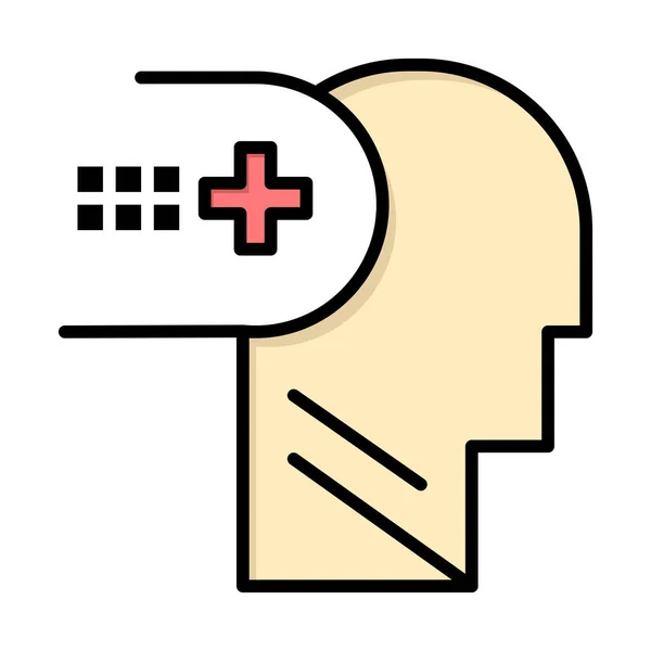 Health Medical Mental Icon — Stock Vector