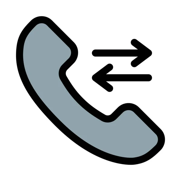 Antwoord Oproep Contact Pictogram — Stockvector