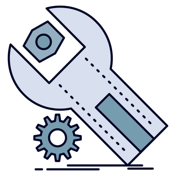 App Installation Maintenance Icon Filled Outline Style — Stock Vector