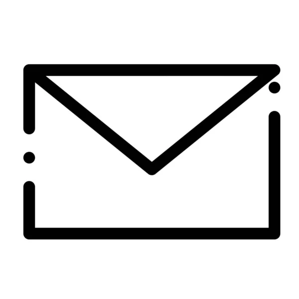 Ikona Wiadomości Mail — Wektor stockowy