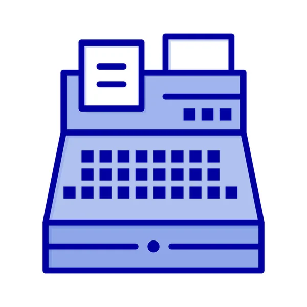 Иконка Принтера Факса Категории Shopping Ecommerce — стоковый вектор