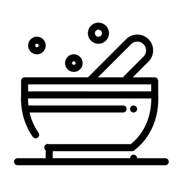 Schüssel Wissenschaft Suppe Symbol Der Kategorie Wissenschaft Forschung — Stockvektor