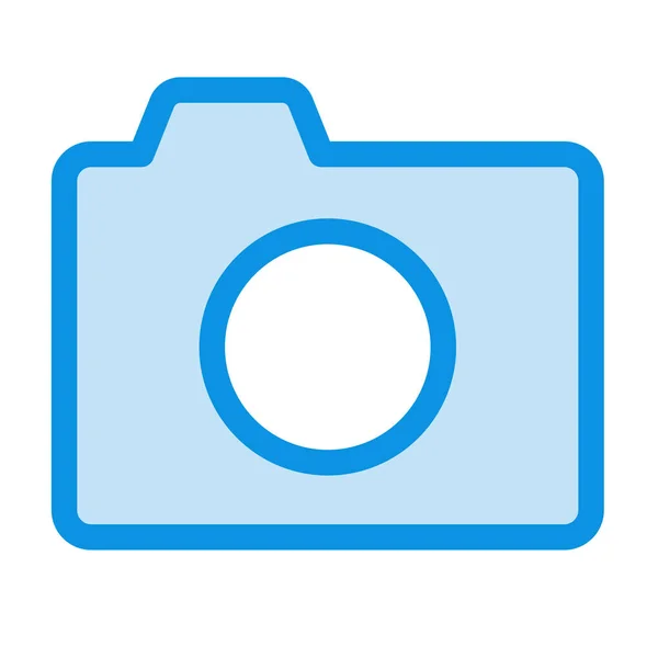 Basic Camera Image Icoon Gemengde Categorie — Stockvector