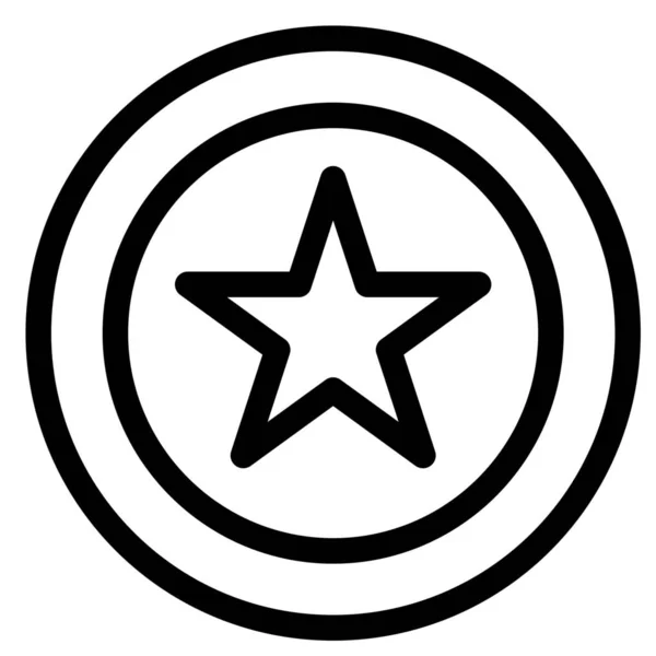 Business Münze Star Symbol — Stockvektor