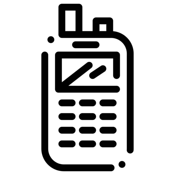 Telefon Radiomodtager Ikon – Stock-vektor