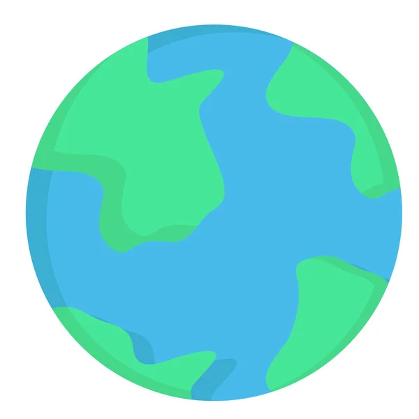 Découverte Terre Géographie Icône — Image vectorielle