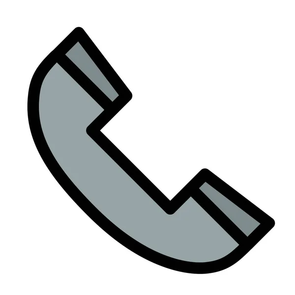 Oproep Contact Telefoon Pictogram — Stockvector
