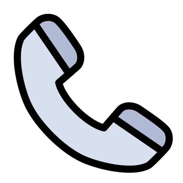 Telefone Ícone Telefone Chamada — Vetor de Stock