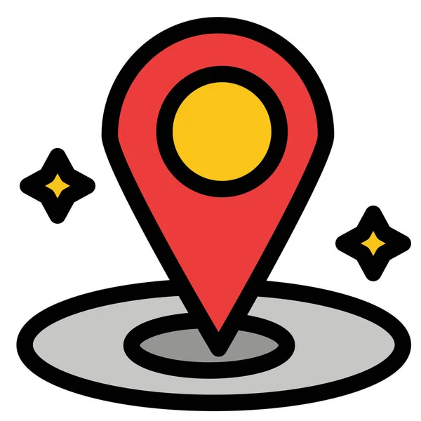 Location Navigation Place Icon — Stock Vector